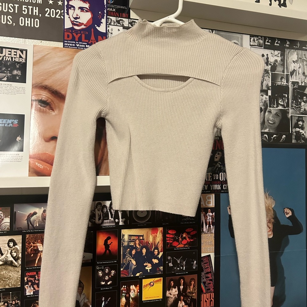 kendal & kylie ribbed longsleeeve